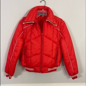 New Spirit| Korean Red Puffer jacket Korean detachable sleeves  juniors 9